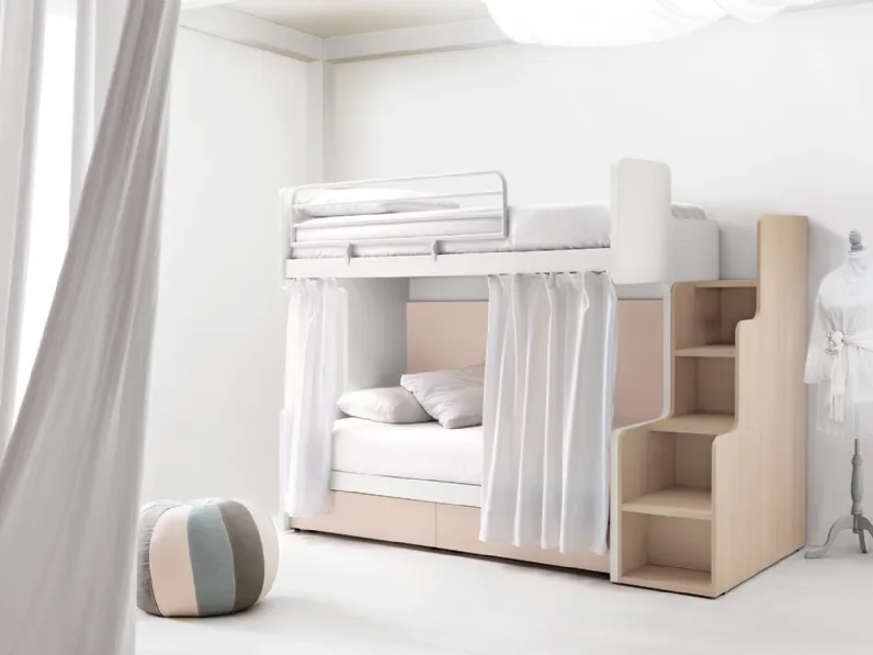 Cameretta Fox Doimo cityline con letto a castello scorrevolein offerta