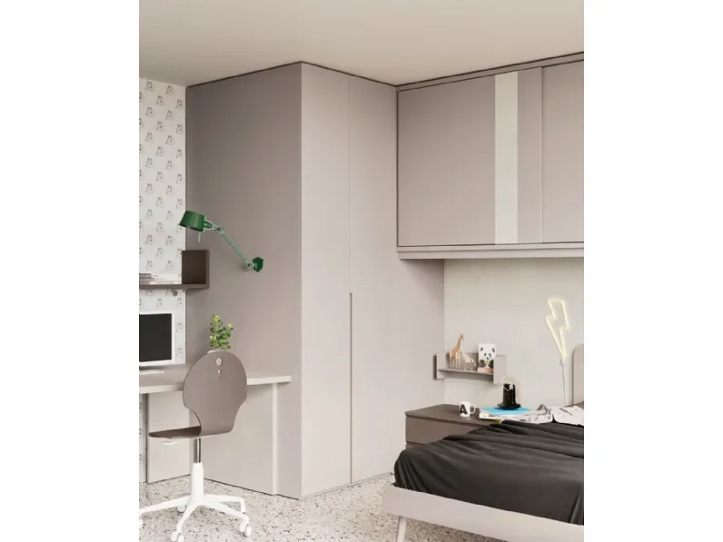 Cameretta in laminato opacoEvo 39 Mistral scontata a PREZZI OUTLET