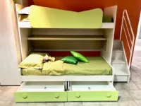 Cameretta Evo Mistralcon letto a soppalco scontata