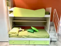 Cameretta Evo Mistralcon letto a soppalco scontata