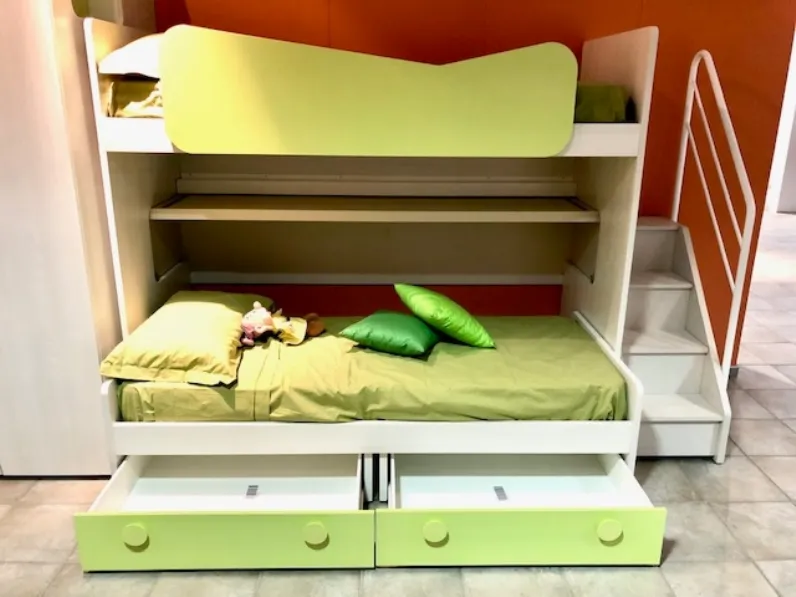 Cameretta Evo Mistralcon letto a soppalco scontata