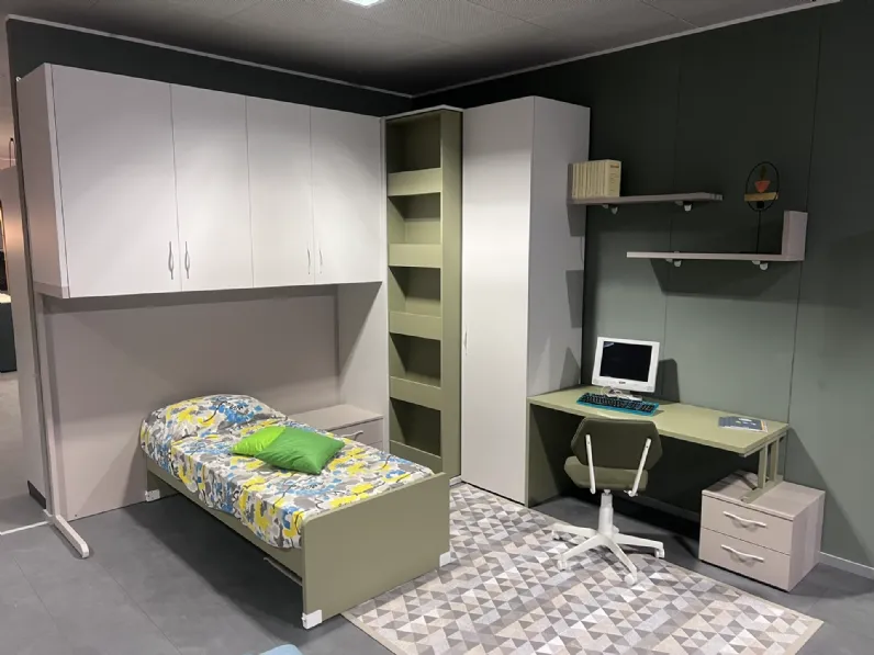Cameretta Evo Mistral in laminato materico in Offerta Outlet