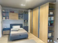 Cameretta Evo plain Mistral letti a terra a prezzo Outlet