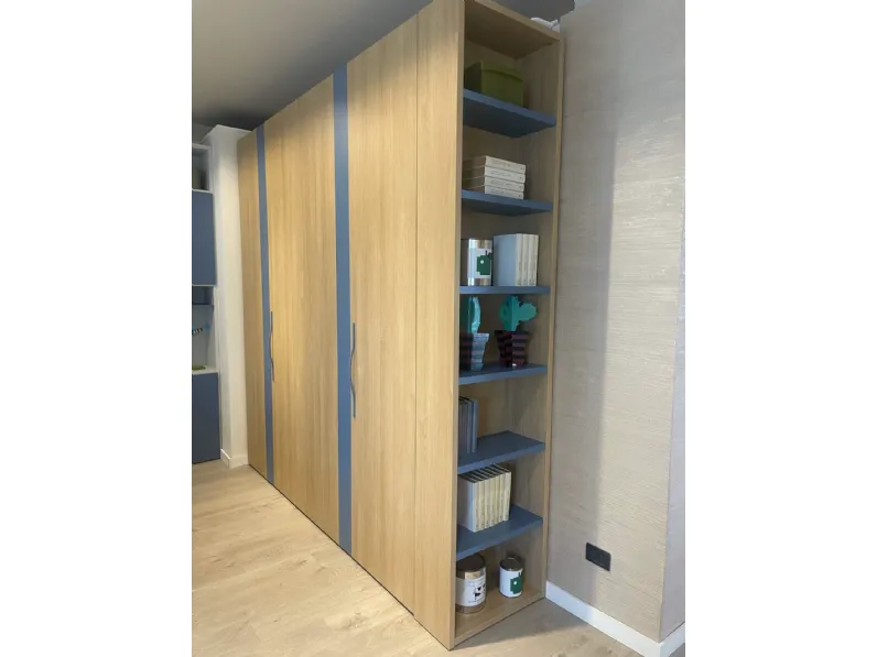 Cameretta Evo plain Mistral letti a terra a prezzo Outlet