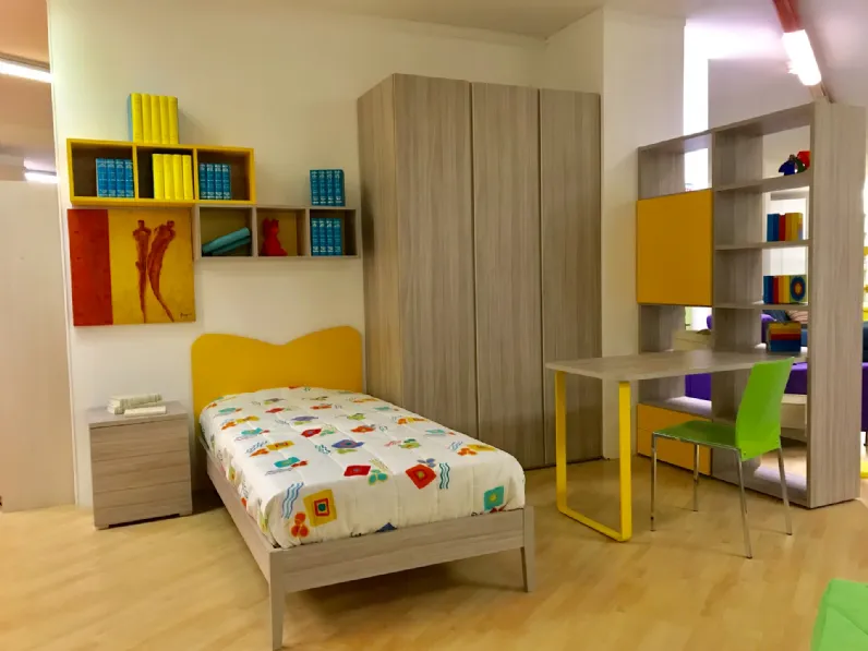 Cameretta Fantasy Zg mobili in laminato materico a prezzo scontato