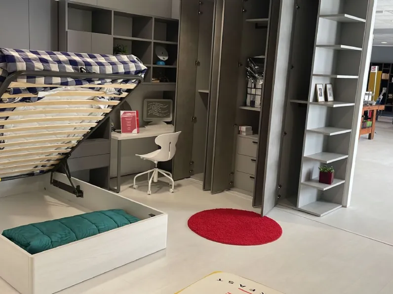 Cameretta Frame Doimo cityline con letto a terra in offerta