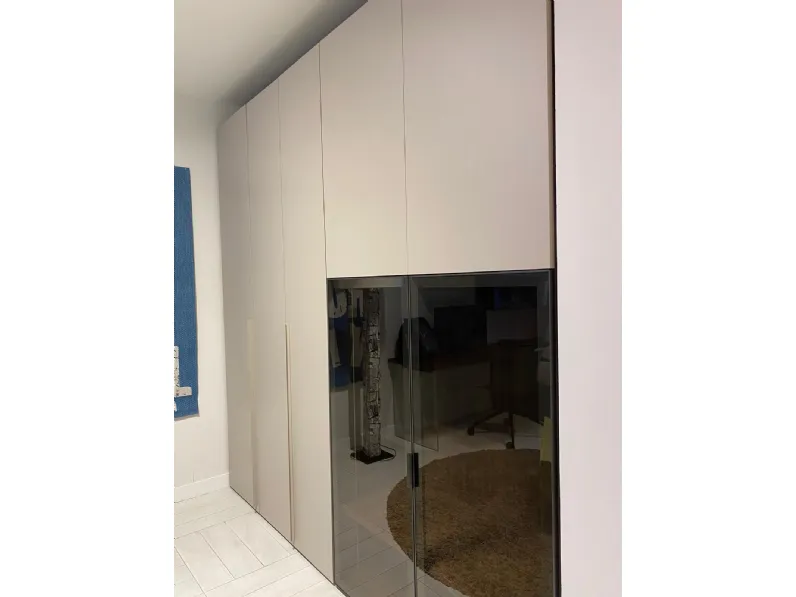 Cameretta Frontale liscio Clever letti a terra in Offerta Outlet