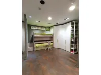 Cameretta Genius Diellecon letto a castello scorrevole scontata