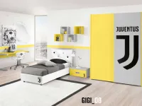 Cameretta Gigi_08 Valentini con letto a terra a prezzo Outlet