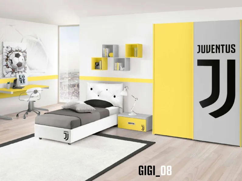 Cameretta Gigi_08 Valentini con letto a terra a prezzo Outlet