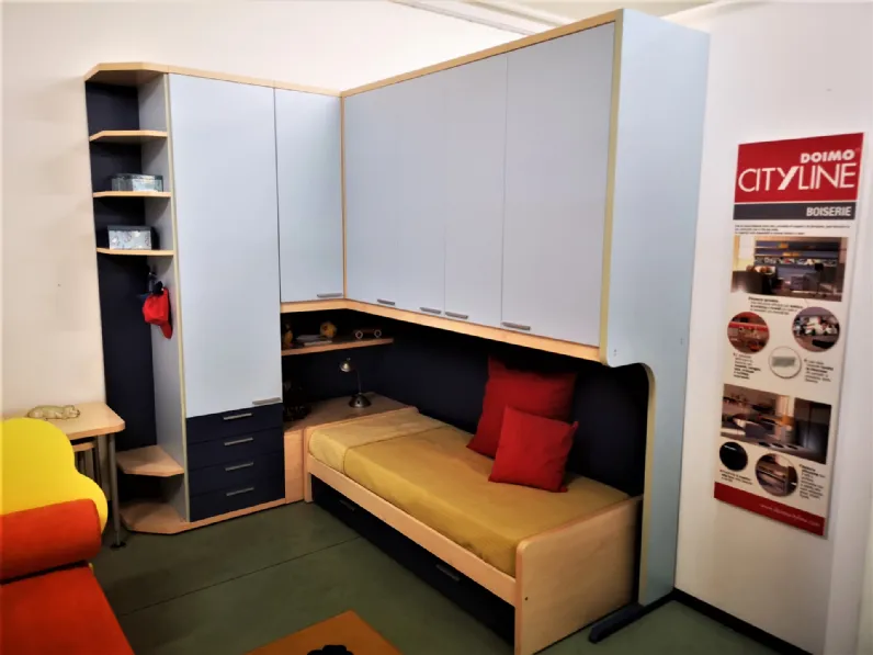 Cameretta Giotto Doimo citylinecon letto a ponte scontata