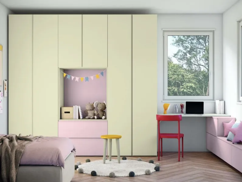 Cameretta Golf 104 Colombini casa letti a terra a prezzo Outlet