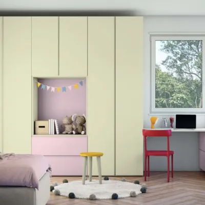 Cameretta Golf 104 Colombini casa letti a terra a prezzo Outlet