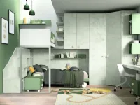 Cameretta Golf 156 Colombini casa in laminato opaco in Offerta Outlet