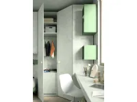 Cameretta Golf 156 Colombini casa in laminato opaco in Offerta Outlet