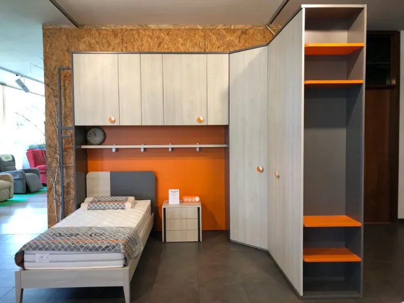 Cameretta Golf Colombini casa con letto a ponte a prezzo Outlet