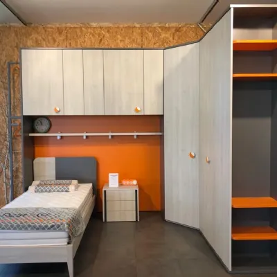 Cameretta Golf Colombini casa con letto a ponte a prezzo Outlet