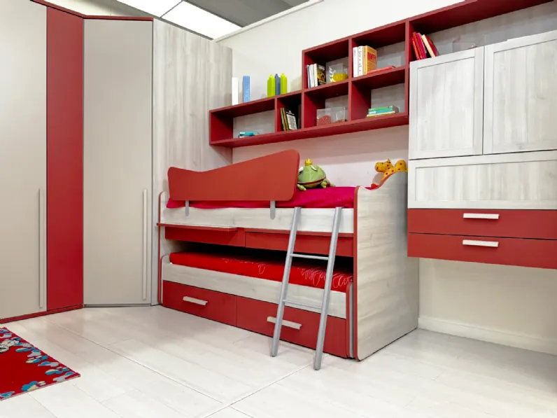 Cameretta Golf g6 Colombini casa con letti a scomparsa in Offerta Outlet