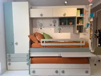 Cameretta Golf love Colombini casa in laminato opaco a prezzo Outlet