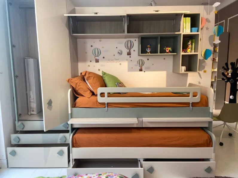 Cameretta Golf love Colombini casa in laminato opaco a prezzo riservato 