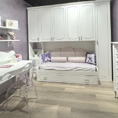 Cameretta Harmony Artigianale con letto a ponte in Offerta Outlet