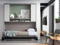 Cameretta Hiro + hiro tv Clever in laminato materico a prezzo scontato
