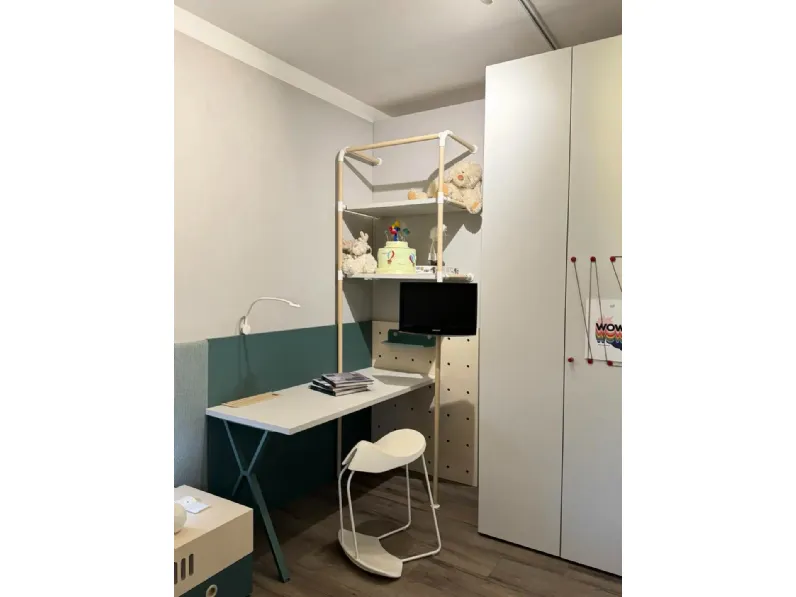 Cameretta I nidi Battistella in laminato opaco in Offerta Outlet