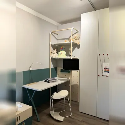 Cameretta I nidi Battistella in laminato opaco in Offerta Outlet