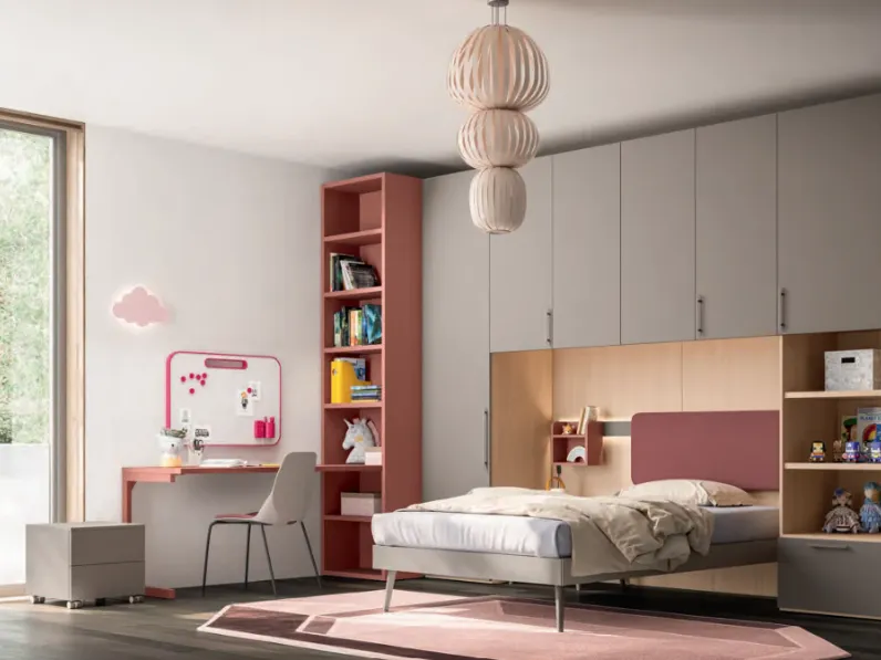Cameretta A ponte 35 Mistral�con letto a ponte scontata