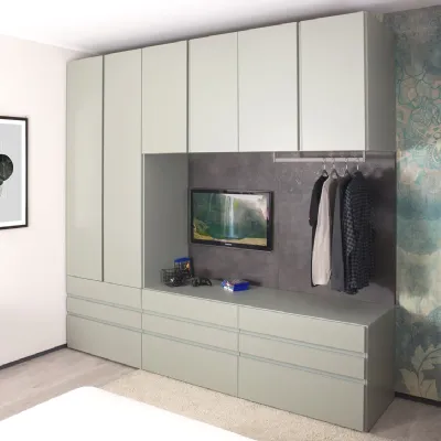 Cameretta in laccato opaco�Cameretta completa wide outlet Diotti.com scontata a PREZZI OUTLET