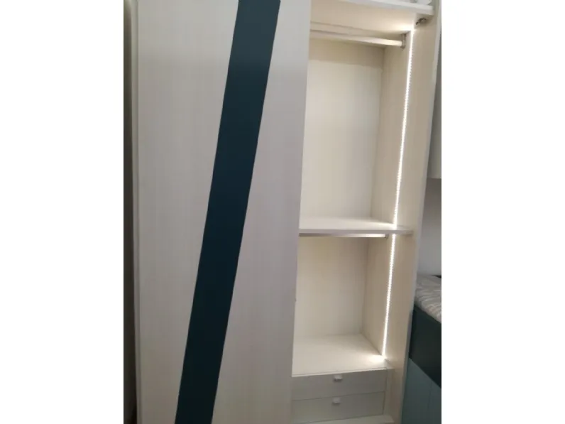 Cameretta Compos.pavone - cielo Moretti compact camerette con un ribasso imbattibile