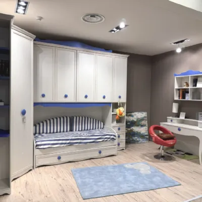 Cameretta Cv 437 cameretta brera home Collezione esclusiva con letto a ponte in Offerta Outlet