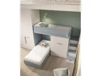 Cameretta Mottes mobili fantasy 27 Mottes selectioncon letto a ponte scontata
