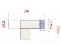 Cameretta Mottes mobili fantasy 27 Mottes selectioncon letto a ponte scontata