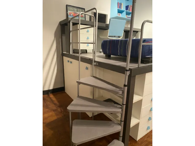 Cameretta in laccato opacoTumidei cameretta soppalco Tumidei scontata a PREZZI OUTLET
