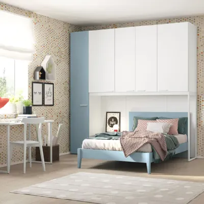 Cameretta C318 Colombini casa in laminato materico a prezzo scontato