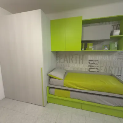 Cameretta Cameretta con cabina  Moretti compact camerette con letti a scomparsa in Offerta Outlet