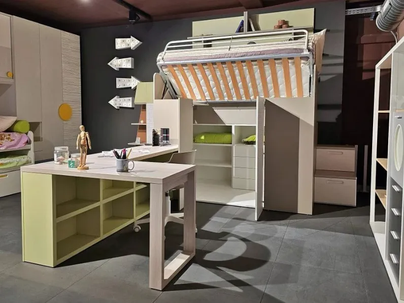 Cameretta Cameretta con soppalco dielle container Dielle SCONTATA