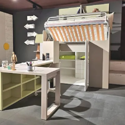 Cameretta Cameretta con soppalco dielle container Dielle SCONTATA