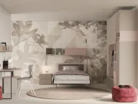Cameretta Cameretta natural wood e cipria Collezione esclusiva in laminato materico a prezzo scontato