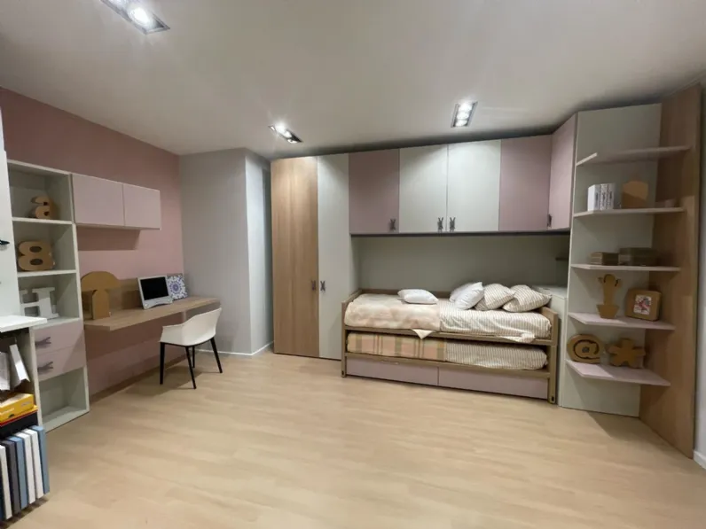 CAMERETTA Moretti compact camerette Cv 421 moretti sirius SCONTATA a PREZZI OUTLET