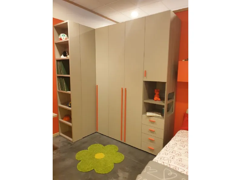 Cameretta in laminato matericoEvo Mistral scontata a PREZZI OUTLET