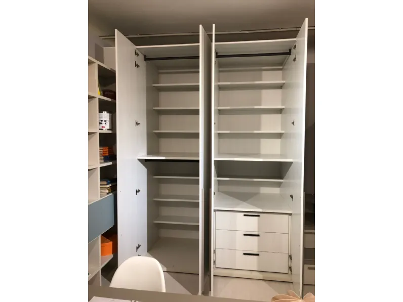 Cameretta Qik Doimo cityline in laminato materico a prezzo Outlet