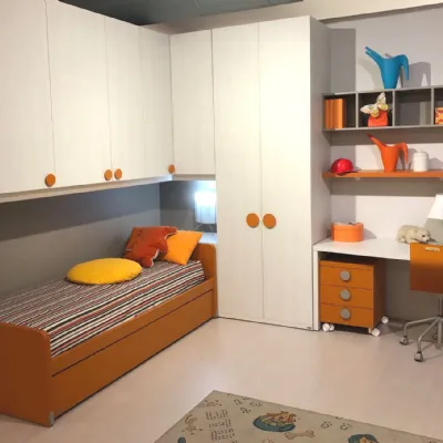 Cameretta in laminato matericoQik Doimo cityline scontata a PREZZI OUTLET