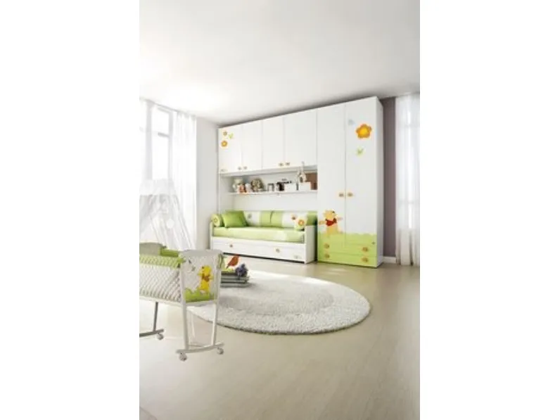 Cameretta in laminato matericoQuick Doimo cityline scontata a PREZZI OUTLET