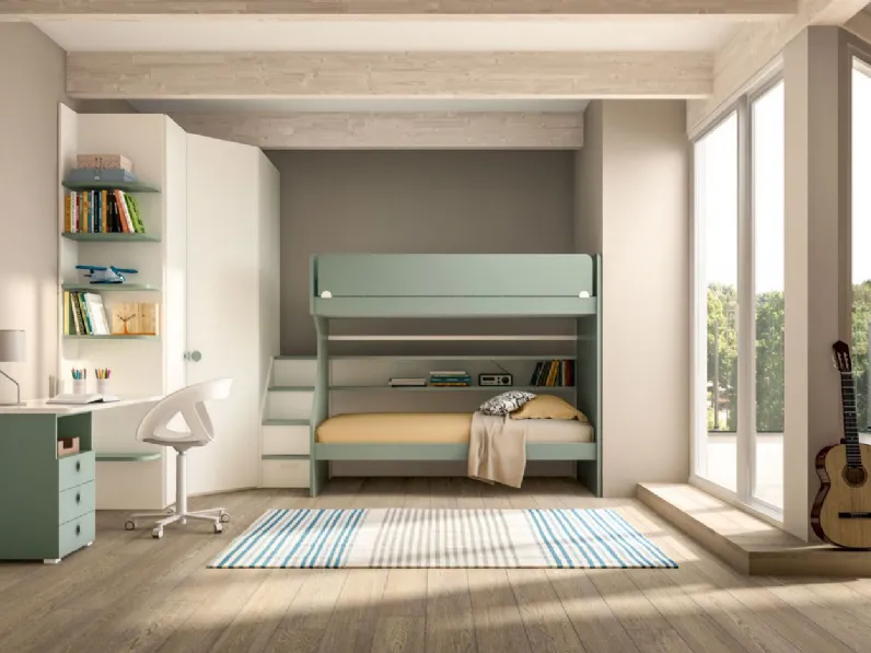 Cameretta Room164 Zg mobili con letto a castelloin offerta