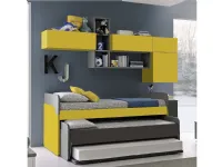 Cameretta in laminato opacoC133 Colombini casa scontata a PREZZI OUTLET