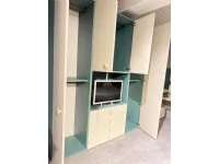 Cameretta Cameretta con porta tv Nidi in laminato opaco in Offerta Outlet