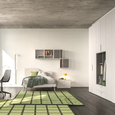 Cameretta Cameretta letto a terra 06 Mistral letti a terra in Offerta Outlet