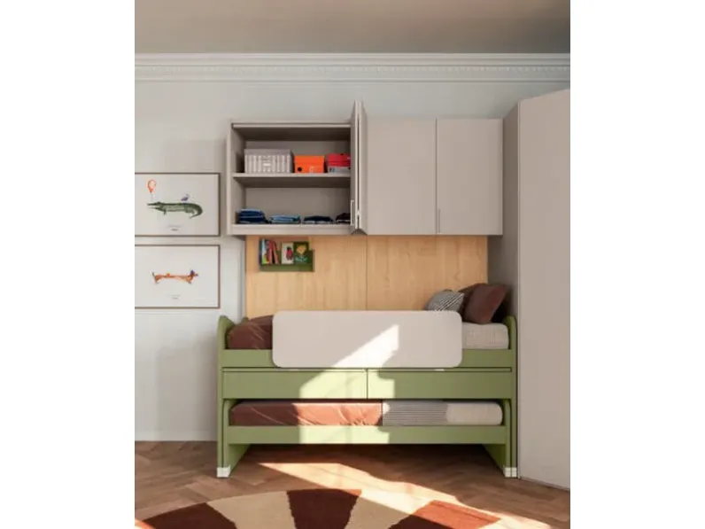Cameretta ponte 47 Mistral in laminato opaco in Offerta Outlet